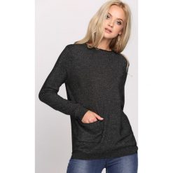 Czarny Sweter Count On Me. Czarne swetry klasyczne damskie Born2be, l, z dzianiny, z dekoltem w łódkę. Za 59,99 zł.