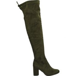 Kozaki - 70066 STR OLI. Brązowe buty zimowe damskie Venezia, z materiału. Za 279,00 zł.