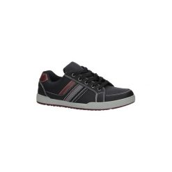 Buty Casu Czarne półbuty sznurowane E3009-1. Czarne półbuty męskie marki Casu, bez wzorów, na sznurówki. Za 59,99 zł.