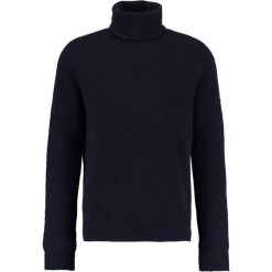 Swetry klasyczne męskie: 120% Cashmere Sweter navy