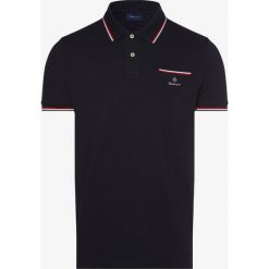 Gant - Męska koszulka polo, niebieski. Niebieskie koszulki męskie GANT, m, w paski, eleganckie, bez rękawów. Za 349,95 zł.