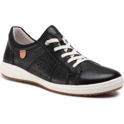 Półbuty JOSEF SEIBEL - Caren 01 67701 133 100 Schwarz. Czarne półbuty damskie marki Josef Seibel, na co dzień, bez wzorów, ze skóry, bez obcasa, na płaskiej podeszwie, bez zapięcia. Za 349,00 zł.