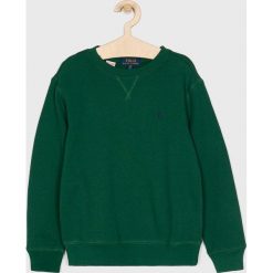 Polo Ralph Lauren - Bluza dziecięca 134-176 cm. Zielone bluzy chłopięce Polo Ralph Lauren, bez wzorów, z bawełny, bez rękawów, bez kaptura. W wyprzedaży za 199,90 zł.