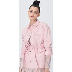 Marynarka w stylu safari - Różowy. Różowe marynarki damskie Sinsay, s, bez wzorów. Za 79,99 zł.
