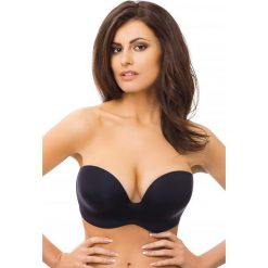 Biustonosz bardotka Wonderbra Ultimate Strapless Push-up bez fiszbinów. Pomarańczowe biustonosze Wonderbra, z haftami. Za 196,99 zł.