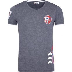 T-shirty męskie z nadrukiem: Koszulka „Endrit” w kolorze granatowym