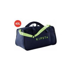 Torba do sportów zespołowych Kipocket 40 L. Niebieskie torby podróżne marki KIPSTA, z poliesteru, sportowe, małe. Za 29,99 zł.