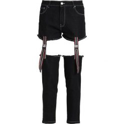 Boyfriendy damskie: Jaded London WITH CUT OUT TAPE DETAIL Jeansy Slim Fit black