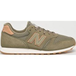 New Balance - Buty ML373CVG. Zielone buty sportowe męskie New Balance, ze skóry, na sznurówki. W wyprzedaży za 219,90 zł.