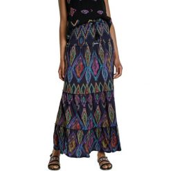 Desigual Spódnica damska Norah 20SWFK01 L ciemnoniebieska. Niebieskie spódniczki damskie Desigual, na imprezę, na wiosnę, l, bez wzorów, długie, maxi. Za 389,00 zł.