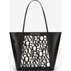 Armani Exchange Torebka Czarny. Czarne torebki klasyczne damskie Armani Exchange, bez wzorów, z materiału, bez dodatków. Za 752,95 zł.