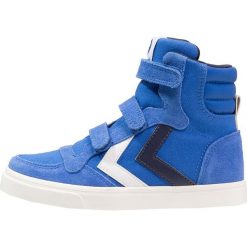 Hummel STADIL DUO Tenisówki i Trampki wysokie turkish sea. Niebieskie trampki męskie Hummel, ze skóry. Za 269,00 zł.
