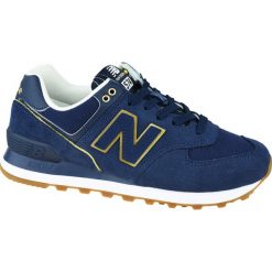 New Balance WL574SOC buty sneakers, buty sportowe damskie granatowe 36. Buty sportowe damskie New Balance, bez wzorów, ze skóry, sportowe, trekkingowe, New Balance 574. Za 349,99 zł.