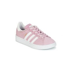 Buty Dziecko adidas CAMPUS C. Różowe trampki dziewczęce Adidas, bez wzorów, bez zapięcia. Za 207,20 zł.
