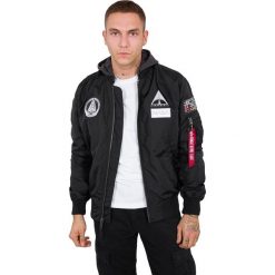Kurtka Alpha Industries MA-1 TT Hood NASA 126107-03. Czarne kurtki męskie Alpha Industries, xxl, bez wzorów, bez kaptura. Za 685,99 zł.