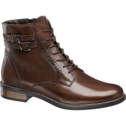 Brązowe botki damskie 5th Avenue ze skóry 5th Avenue brązowe. Pomarańczowe botki damskie 5th Avenue, ze skóry, bez obcasa, na obcasie, na zamek. Za 239,90 zł.