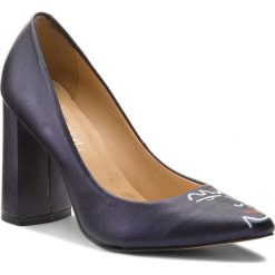 Półbuty SERGIO BARDI - Dernice SS127299618AF 107. Niebieskie creepersy damskie Sergio Bardi, ze skóry, na obcasie. W wyprzedaży za 189,00 zł.