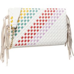 Torebka SILVIAN HEACH - Clutch Sh Shanna RCP20126BO White/Multicolor W3974. Białe torebki klasyczne damskie Silvian Heach, bez wzorów, ze skóry ekologicznej, wizytowe, bez dodatków. W wyprzedaży za 249,00 zł.