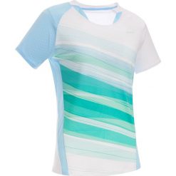 Koszulka badminton 560 damska. Białe t-shirty damskie PERFLY, xs, bez wzorów, z elastanu, bez kołnierzyka. Za 69,99 zł.