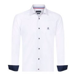 Sir Raymond Tailor Męska Koszula Concede L Biała. Białe koszule męskie Sir Raymond Tailor, m, bez wzorów, bez kołnierzyka, bez rękawów. Za 149,00 zł.