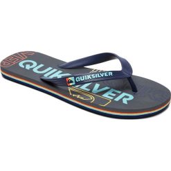 Quiksilver Japonki Molokai Nitro Black/Grey/Blue. Szare kapcie męskie Quiksilver, bez wzorów. Za 59,00 zł.
