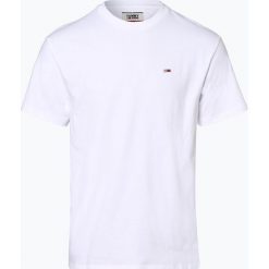 Tommy Jeans - T-shirt męski, biały. Białe t-shirty męskie Tommy Jeans, m, bez wzorów, z bawełny, bez kołnierzyka. Za 119,95 zł.