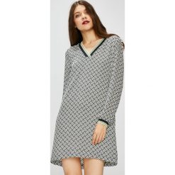 Pepe Jeans - Sukienka. Zielone sukienki damskie Pepe Jeans, na co dzień, s, bez wzorów, z poliesteru, casualowe, bez kołnierzyka, bez rękawów, mini, proste. W wyprzedaży za 199,90 zł.
