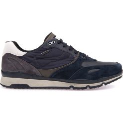 Półbuty GEOX U SANDFORD. Niebieskie derby męskie Geox, ze skóry. Za 349,90 zł.