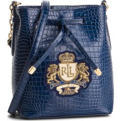 Torebka LAUREN RALPH LAUREN - Debby II Drawstring Mini 431747012001 Navy Blue. Niebieskie torebki klasyczne damskie marki Lauren Ralph Lauren, bez wzorów, ze skóry, bez dodatków. Za 1559,00 zł.