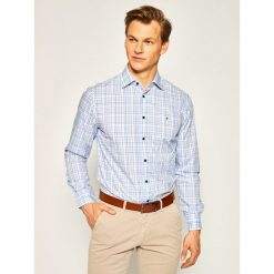 Koszula Tommy Hilfiger Tailored Check Classic Shirt TT0TT06824. Niebieskie koszule męskie Tommy Hilfiger Tailored, m, bez wzorów, z bawełny, casualowe, bez kołnierzyka, bez rękawów. W wyprzedaży za 199,00 zł.