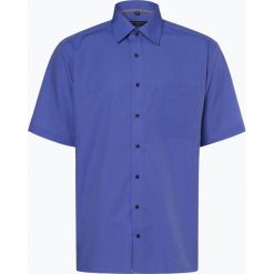 Eterna Comfort Fit - Koszula męska, niebieski. Niebieskie koszule męskie Eterna Comfort Fit, m, bez wzorów, klasyczne, bez kołnierzyka, bez rękawów. Za 199,95 zł.