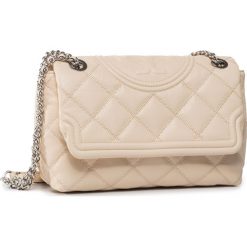 Torebka TORY BURCH - Fleming Soft Distressed Convertible Shoulder Bag 64422 New Cream 122. Brązowe torebki klasyczne damskie Tory Burch, bez wzorów, ze skóry, klasyczne, duże, bez dodatków. Za 2649,00 zł.