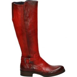 Kozaki - 10265 SAF ROS. Czarne buty zimowe damskie marki Venezia, z materiału, na obcasie. Za 999,00 zł.