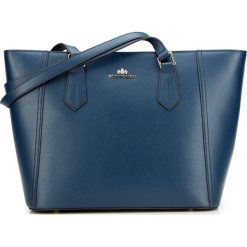 Torebka damska 87-4-710-N. Niebieskie shopper bag damskie Wittchen. Za 299,00 zł.