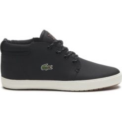 Lacoste Tenisówki Czarny. Czarne trampki i tenisówki damskie Lacoste, bez wzorów, ze skóry, bez zapięcia. Za 490,95 zł.