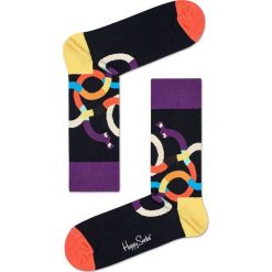 Happy Socks - Skarpety Weiner Dog. Czarne skarpetki męskie marki Happy Socks, z bawełny. W wyprzedaży za 27,90 zł.