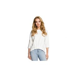 Bluzy Moe M315 Bluza z gumką z przodu. Szare bluzy damskie marki Moe, s. Za 89,00 zł.