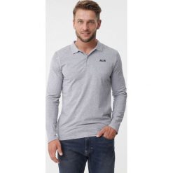 Szara Koszulka Stevie. Szare koszulki męskie Born2be, xl, z aplikacjami, z dzianiny, z długim rękawem. Za 59,99 zł.