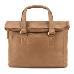 Torby na laptopa: Torba w kolorze brązowym na laptopa – (S)37 x (W)32 x (G)5 cm