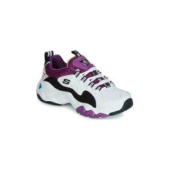 Buty Skechers D'LITES 2.0. Białe trampki i tenisówki damskie Skechers, bez wzorów, bez zapięcia. Za 386,10 zł.