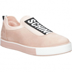 Różowe buty sportowe creepersy na platformie Casu SG-35. Różowe buty sportowe damskie marki Casu, bez wzorów, sportowe, bez obcasa, na platformie, bez zapięcia. Za 49,99 zł.