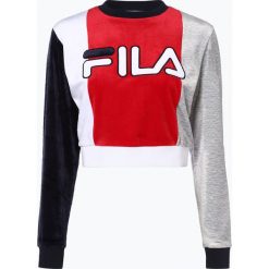 FILA - Damska bluza nierozpinana – Antonietta, czarny. Czarne bluzy damskie Fila, l, bez wzorów, z weluru, bez rękawów, bez kaptura. Za 249,95 zł.