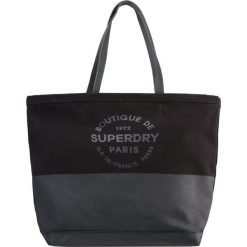 Superdry Torba na zakupy black. Czarne torebki klasyczne damskie Superdry. W wyprzedaży za 191,20 zł.