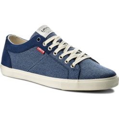 Tenisówki LEVI'S - 225826-891-19 Royal Blue. Niebieskie półbuty męskie Levi's®, bez wzorów, z gumy, eleganckie, bez zapięcia. Za 259,00 zł.