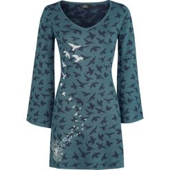 Full Volume by EMP Cuddle Up A Little Closer Sukienka niebieski (Midnight Blue). Niebieskie sukienki damskie na komunię marki Full Volume by EMP, na imprezę, xl, z nadrukiem, długie. Za 144,90 zł.