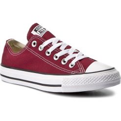 Trampki CONVERSE - All Star Ox M9691C Maroon. Czerwone półbuty damskie Converse, bez wzorów, z gumy, sportowe, bez zapięcia. Za 279,00 zł.