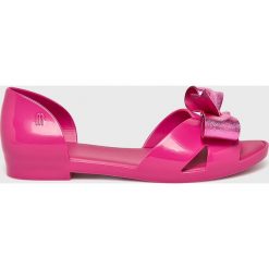 Melissa - Sandały Seduction IV. Czerwone klapki damskie Melissa, bez wzorów, z materiału, bez obcasa. Za 249,90 zł.