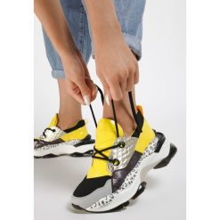 Żółte Sneakersy Leuceris. Żółte sneakersy damskie Renee. Za 149,99 zł.