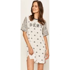 Dkny - Koszula nocna. Czarne piżamy damskie DKNY, s, bez wzorów, z elastanu, bez rękawów. W wyprzedaży za 259,90 zł.