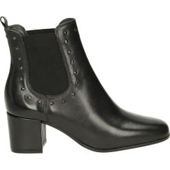Botki - 357002FY L NE. Czarne botki damskie skórzane marki Venezia. Za 249,00 zł.